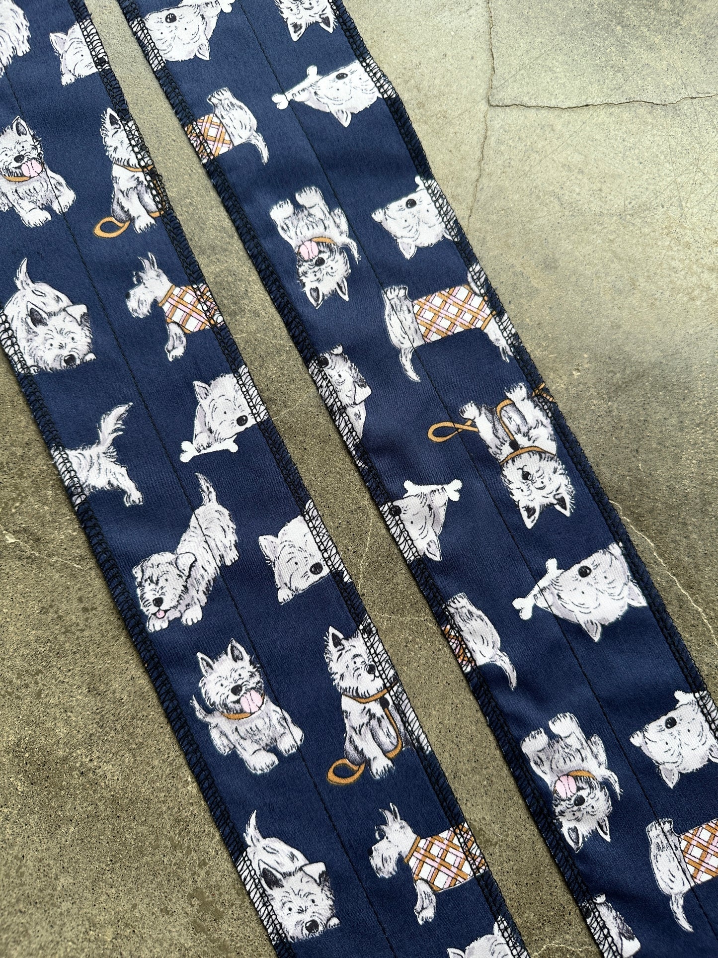 Scruffy dog wrist wraps