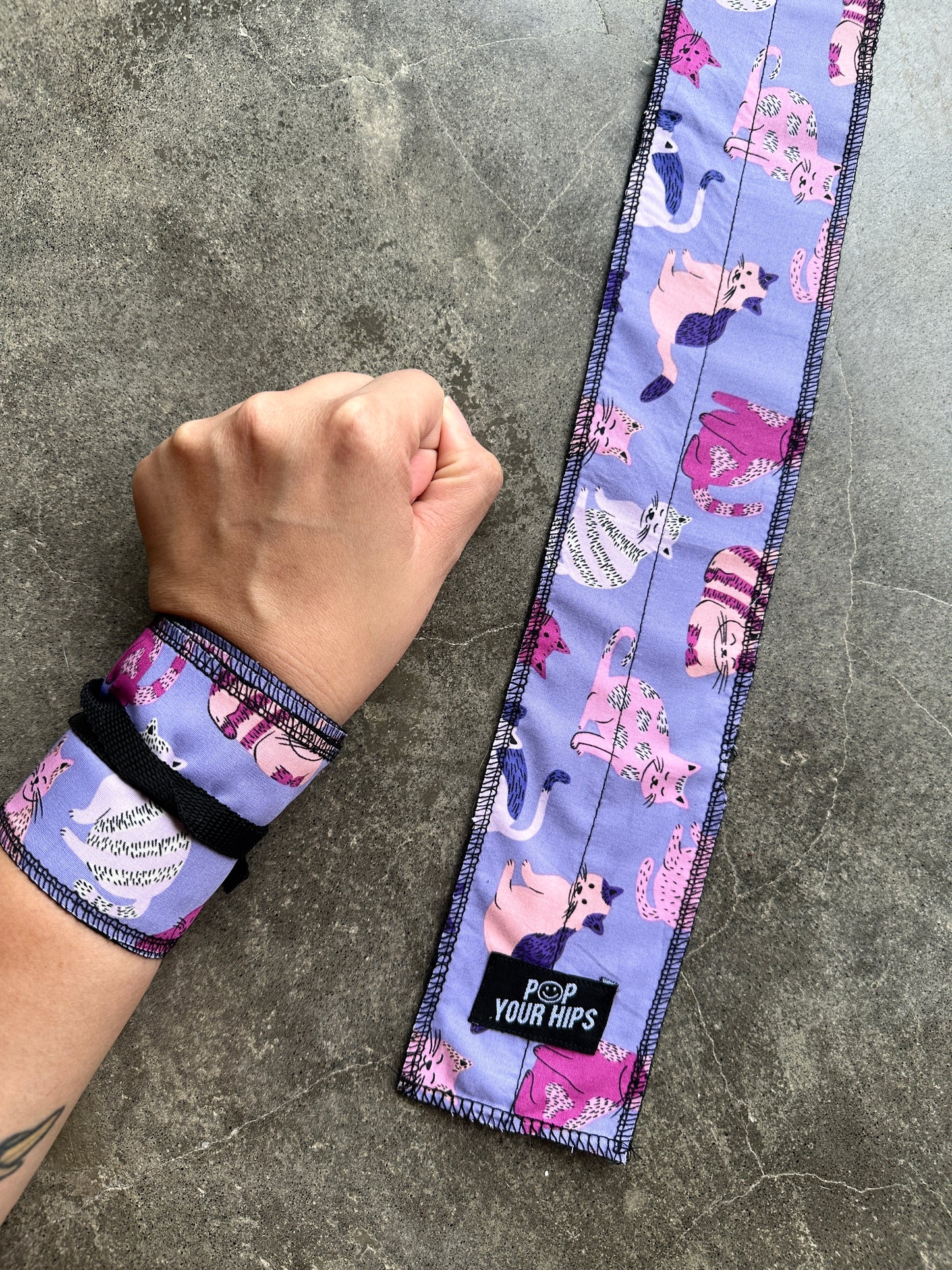 Party cats wrist wraps