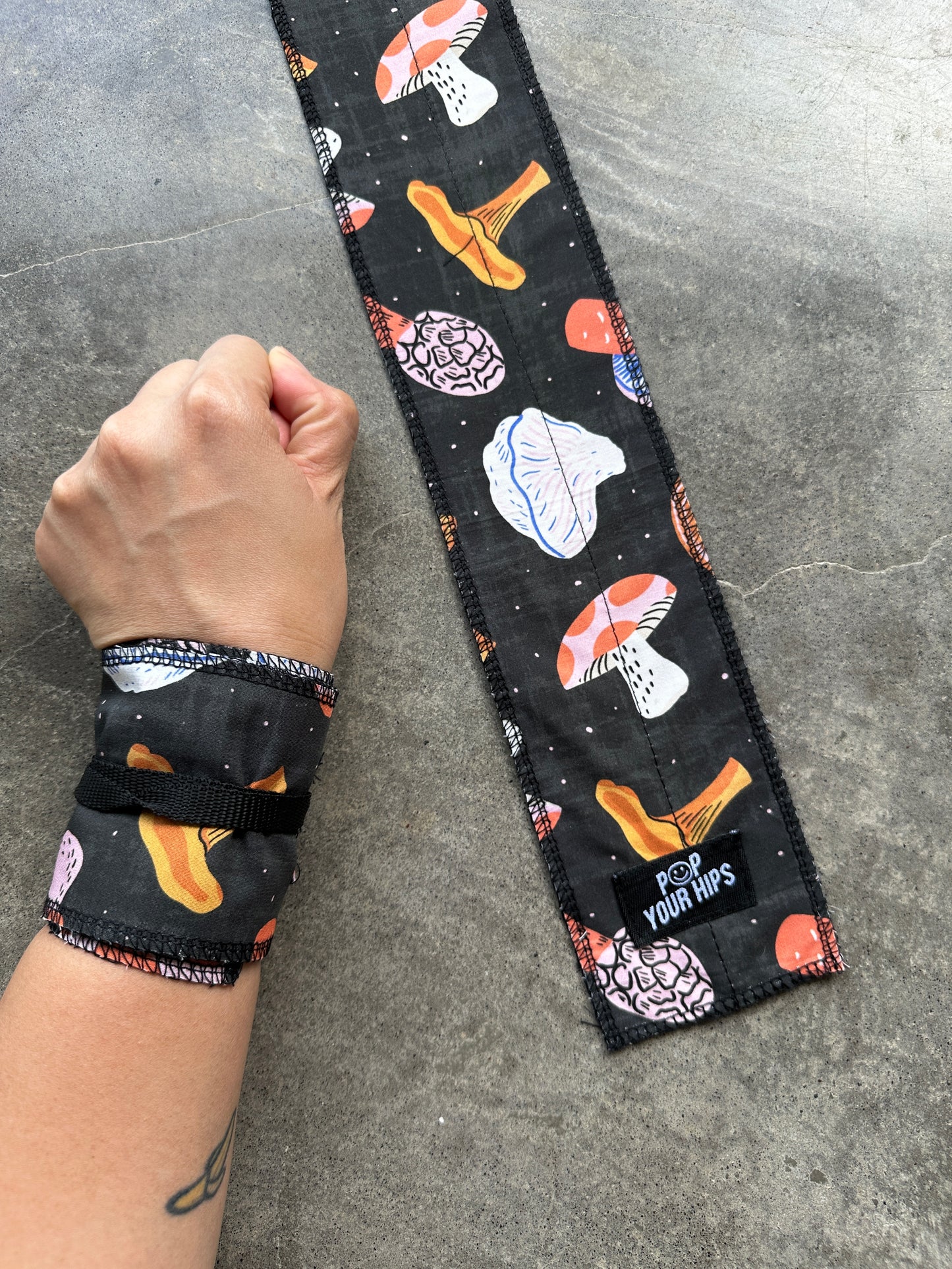 Mushrooms wrist wraps