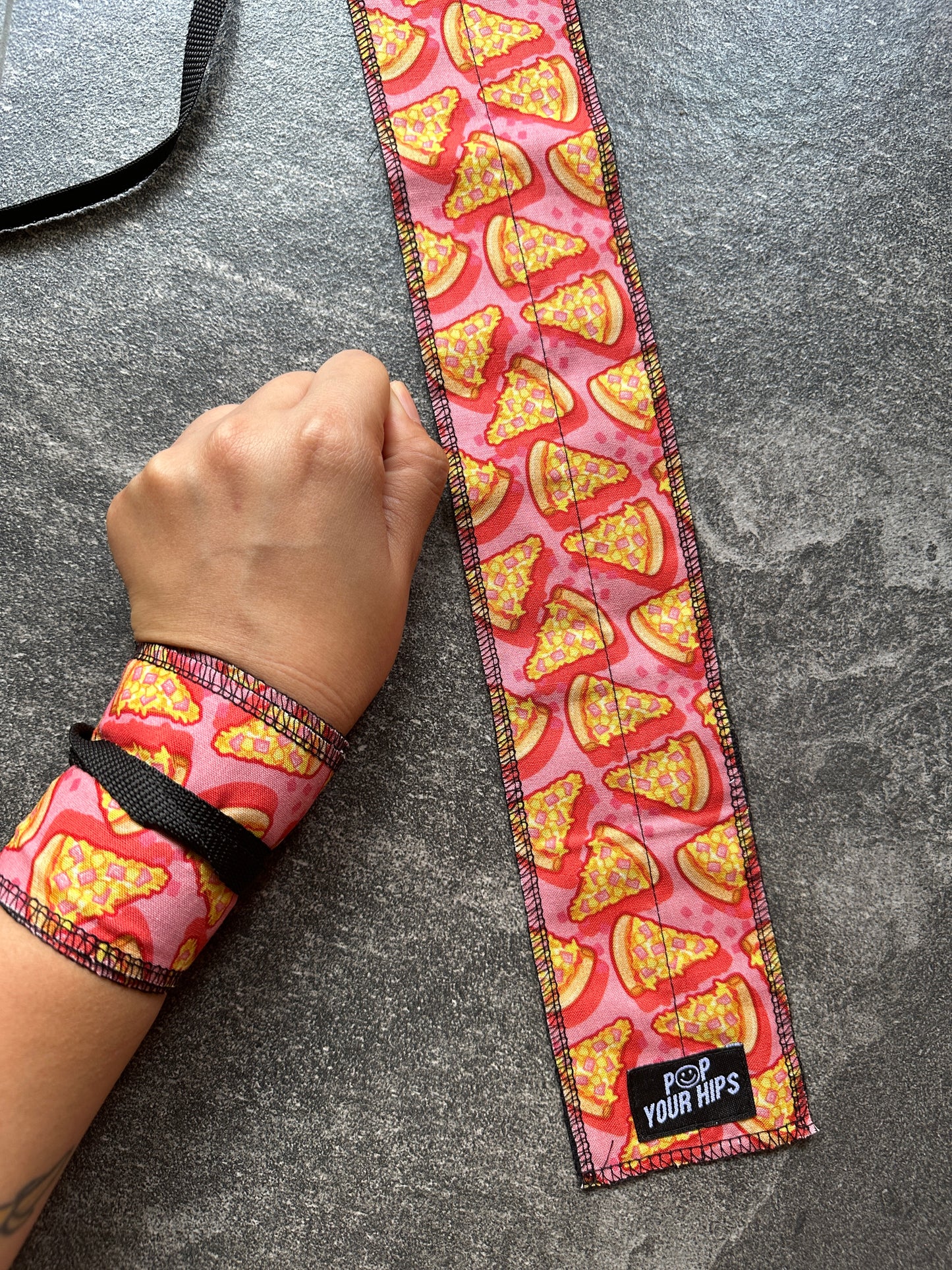 Pizza wrist wraps