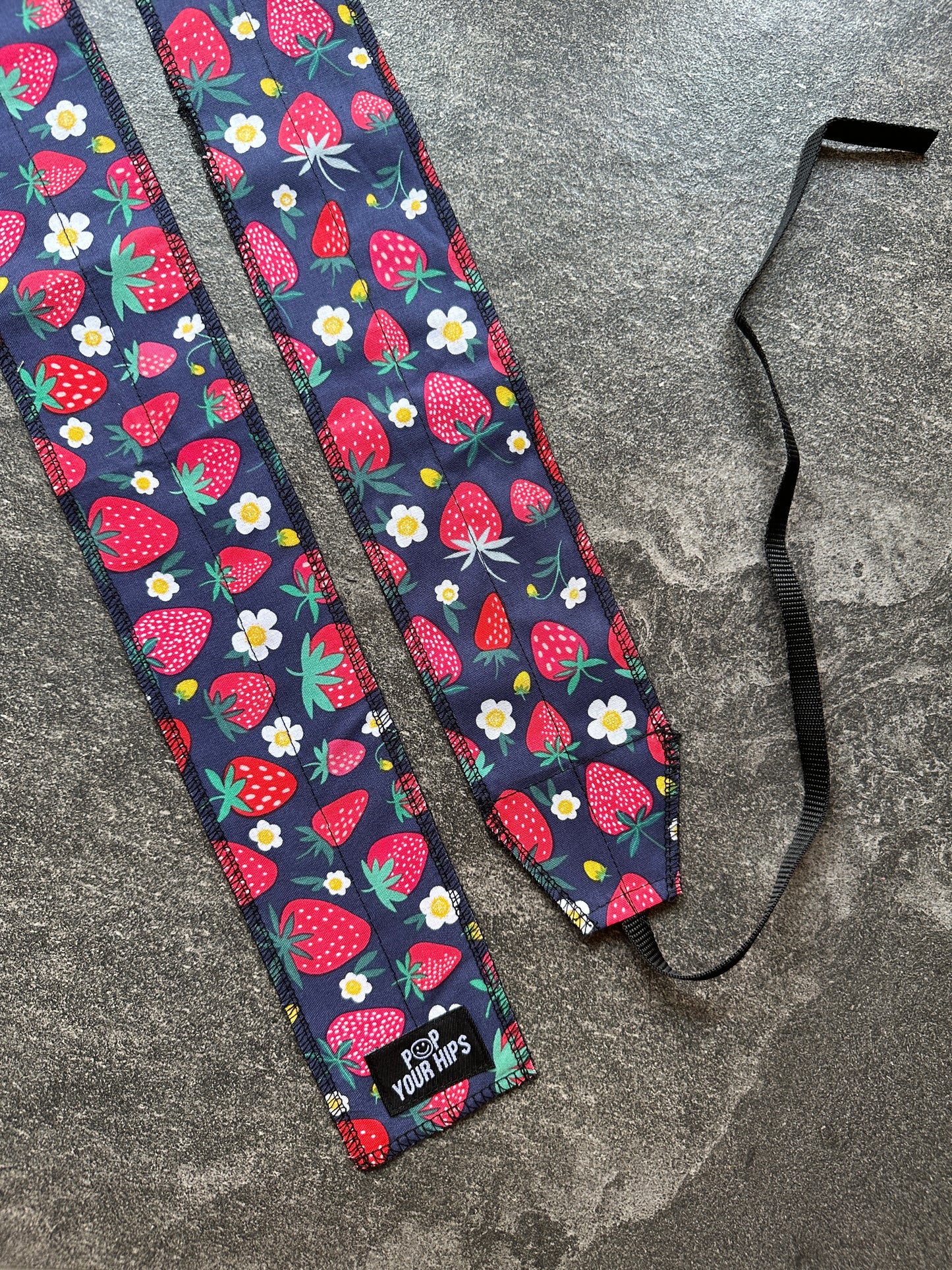 Strawberry fields wrist wraps