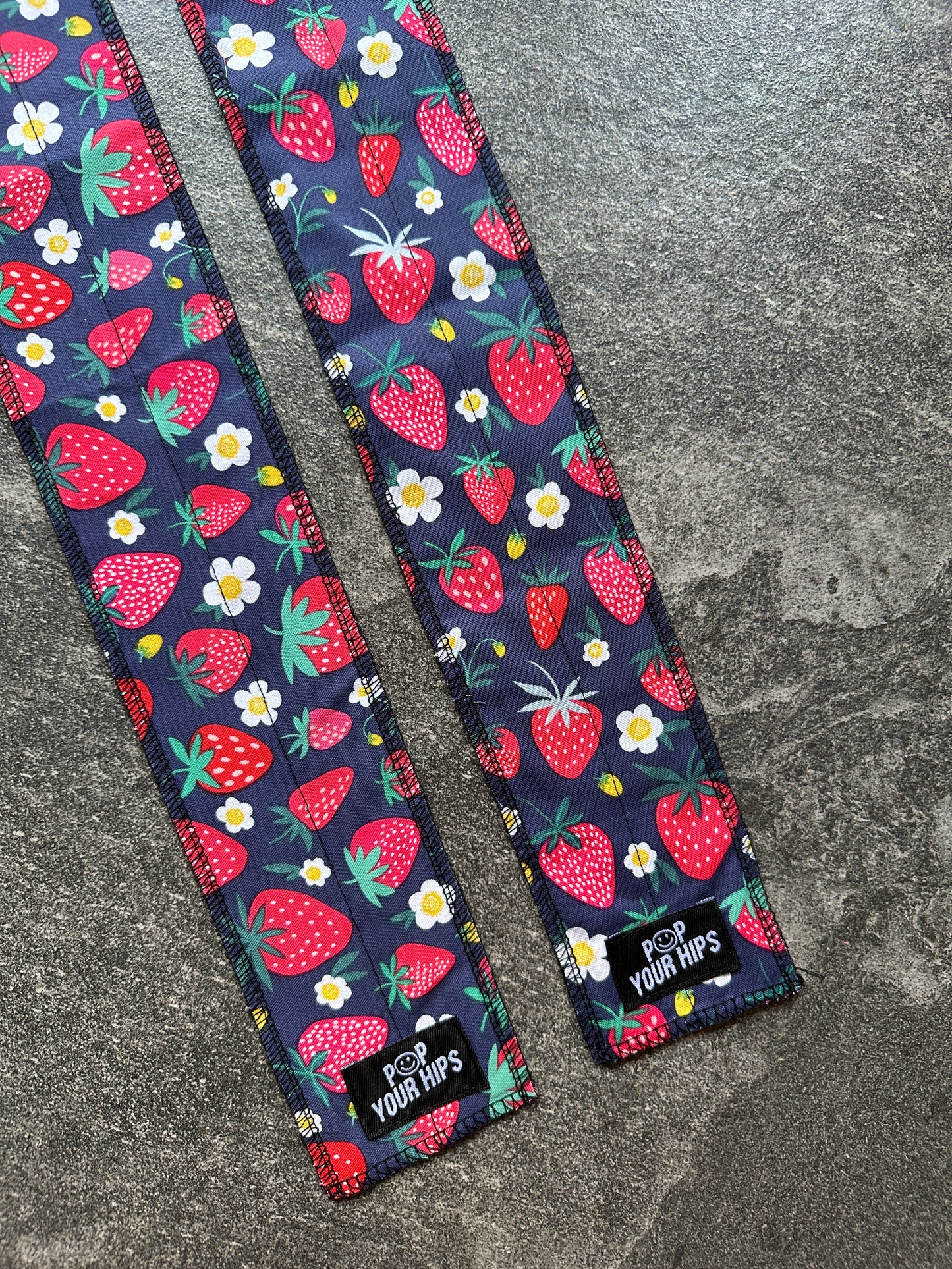 Strawberry fields wrist wraps