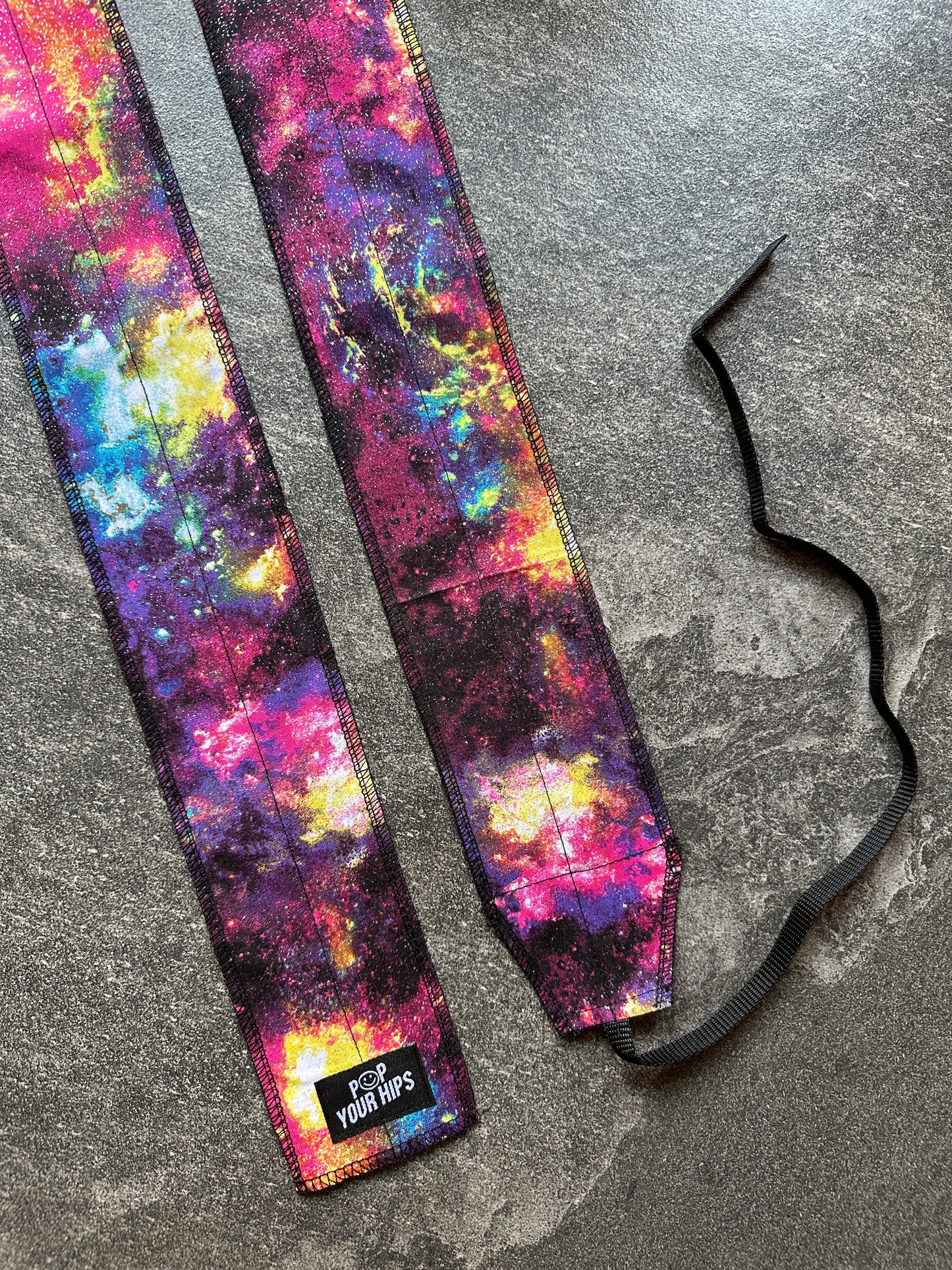 Galaxy glitter wrist wraps