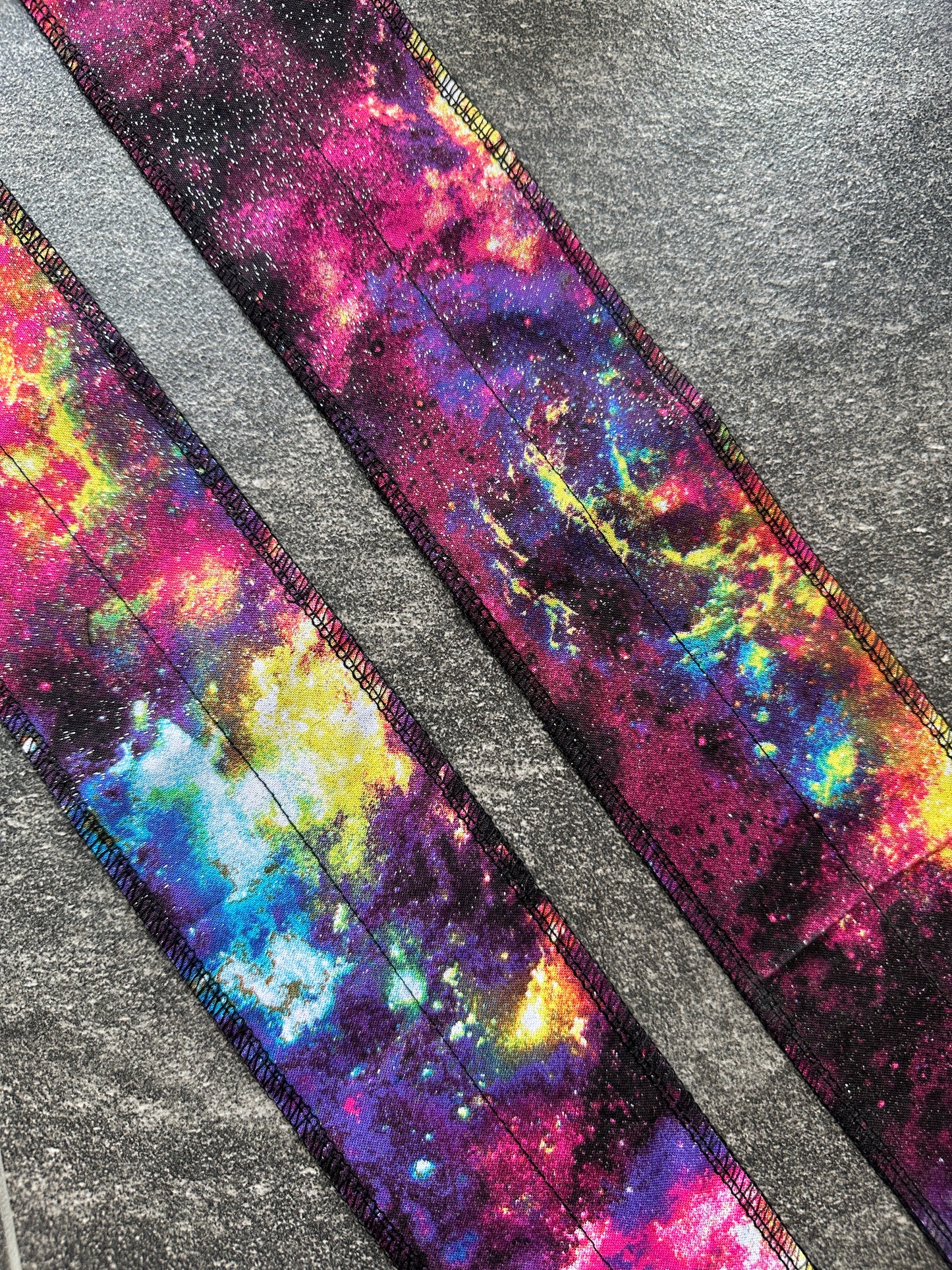 Galaxy glitter wrist wraps