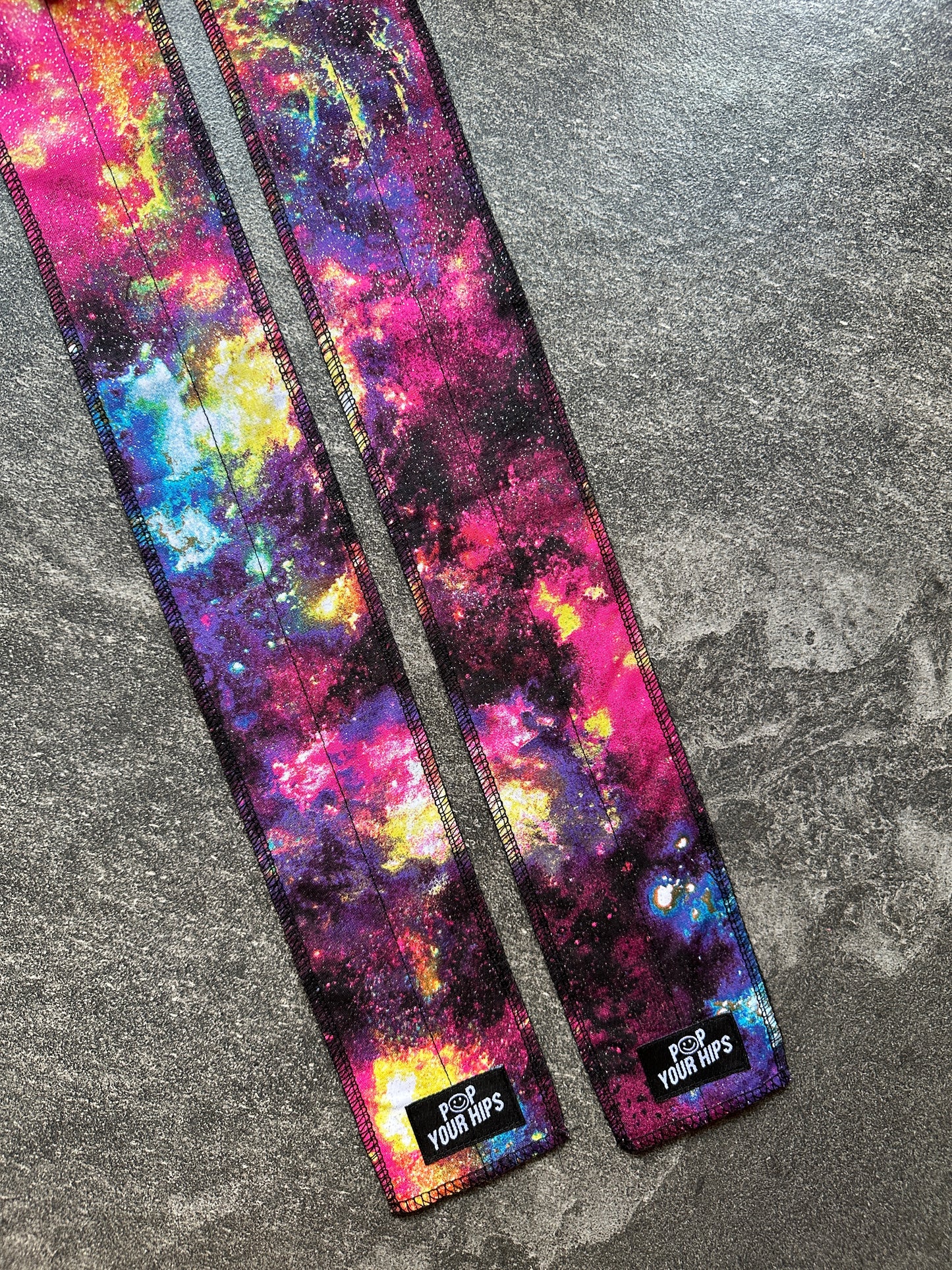 Galaxy glitter wrist wraps