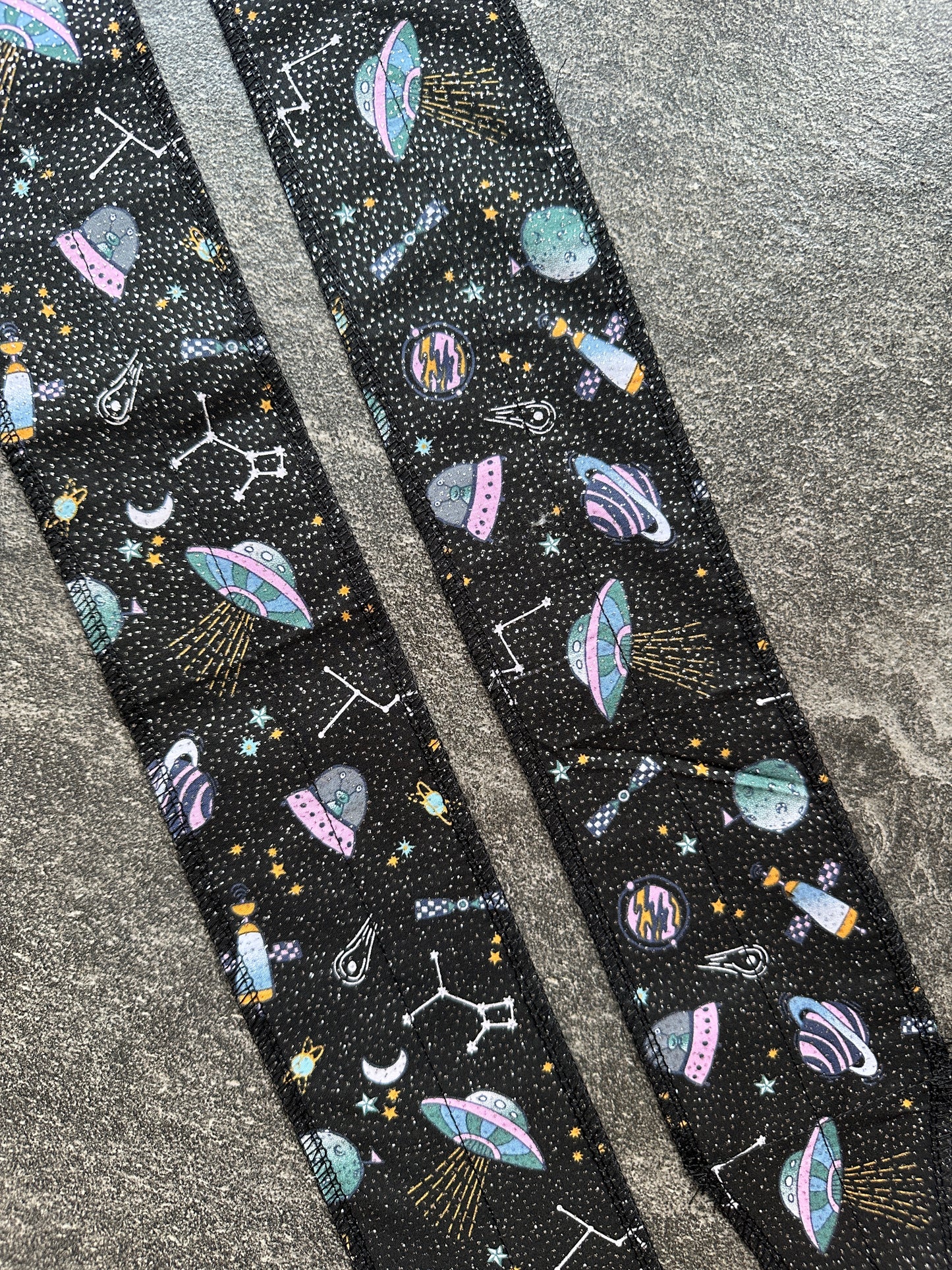 Glitter universe wrist wraps