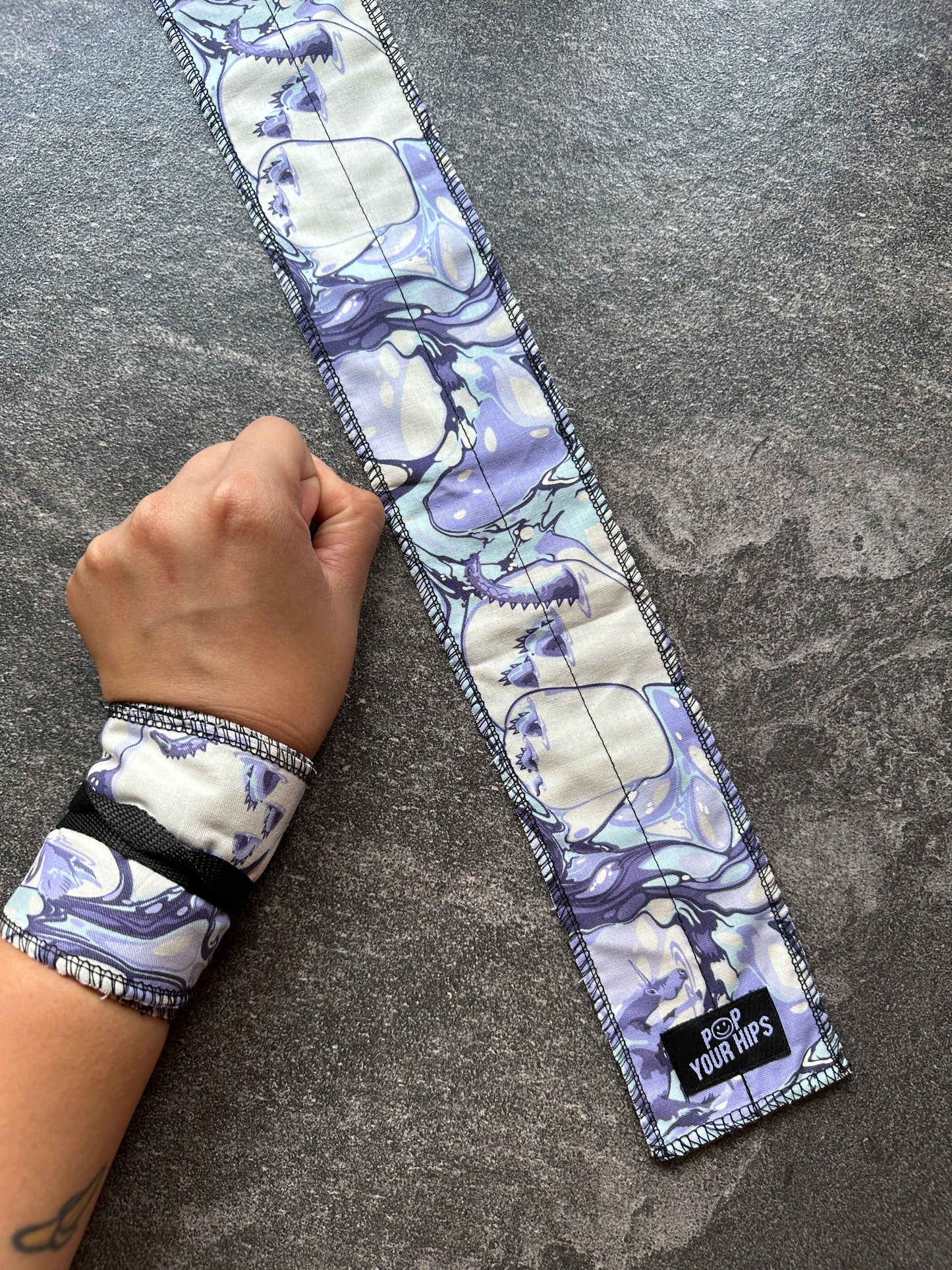 Marble wrist wraps