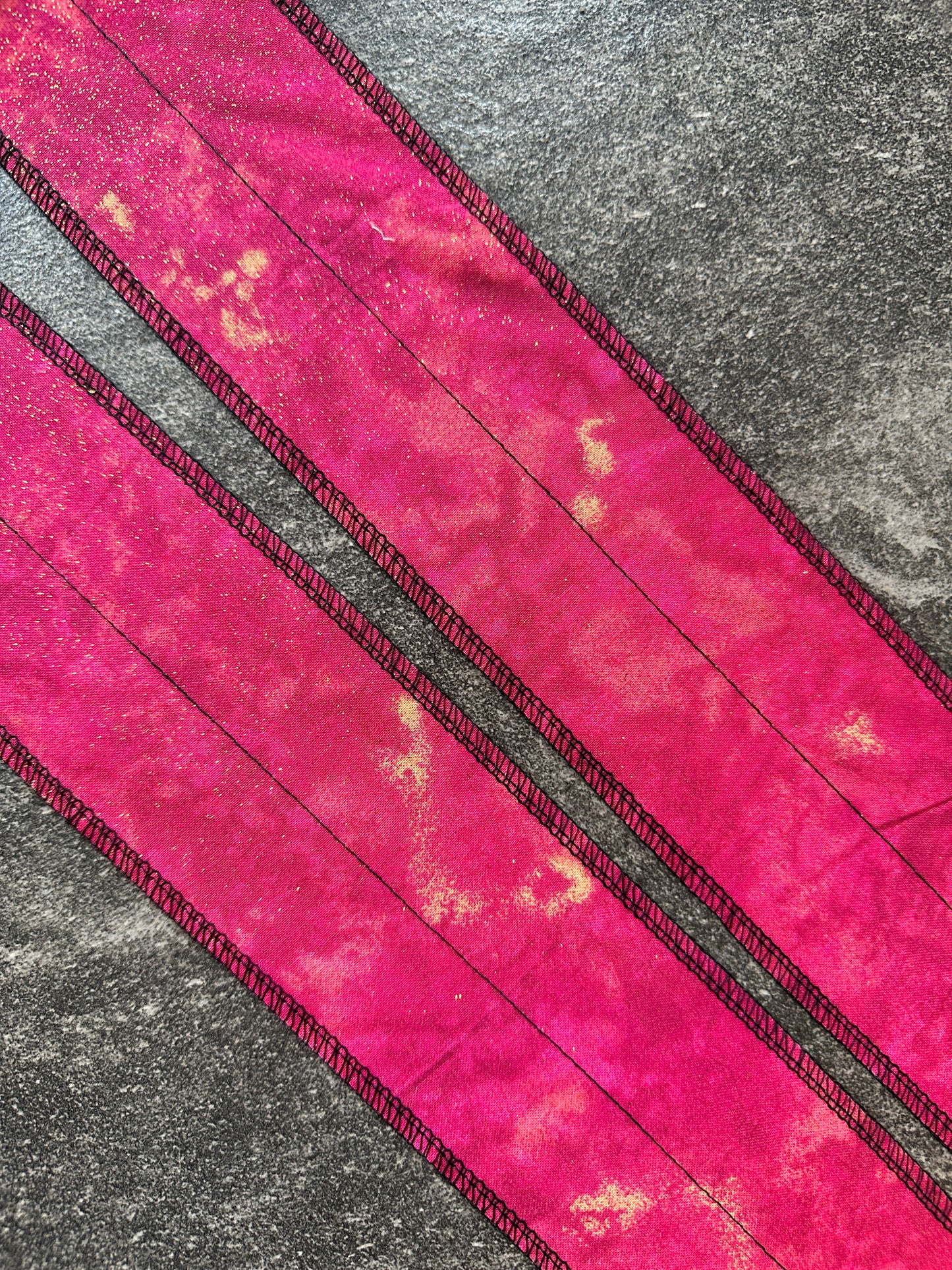 Pink glitter wrist wraps