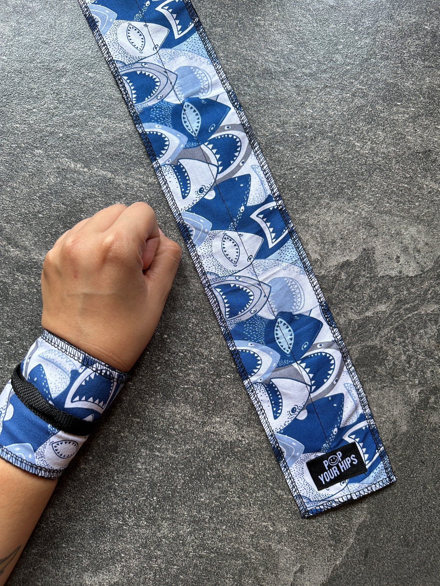 Sharks wrist wraps