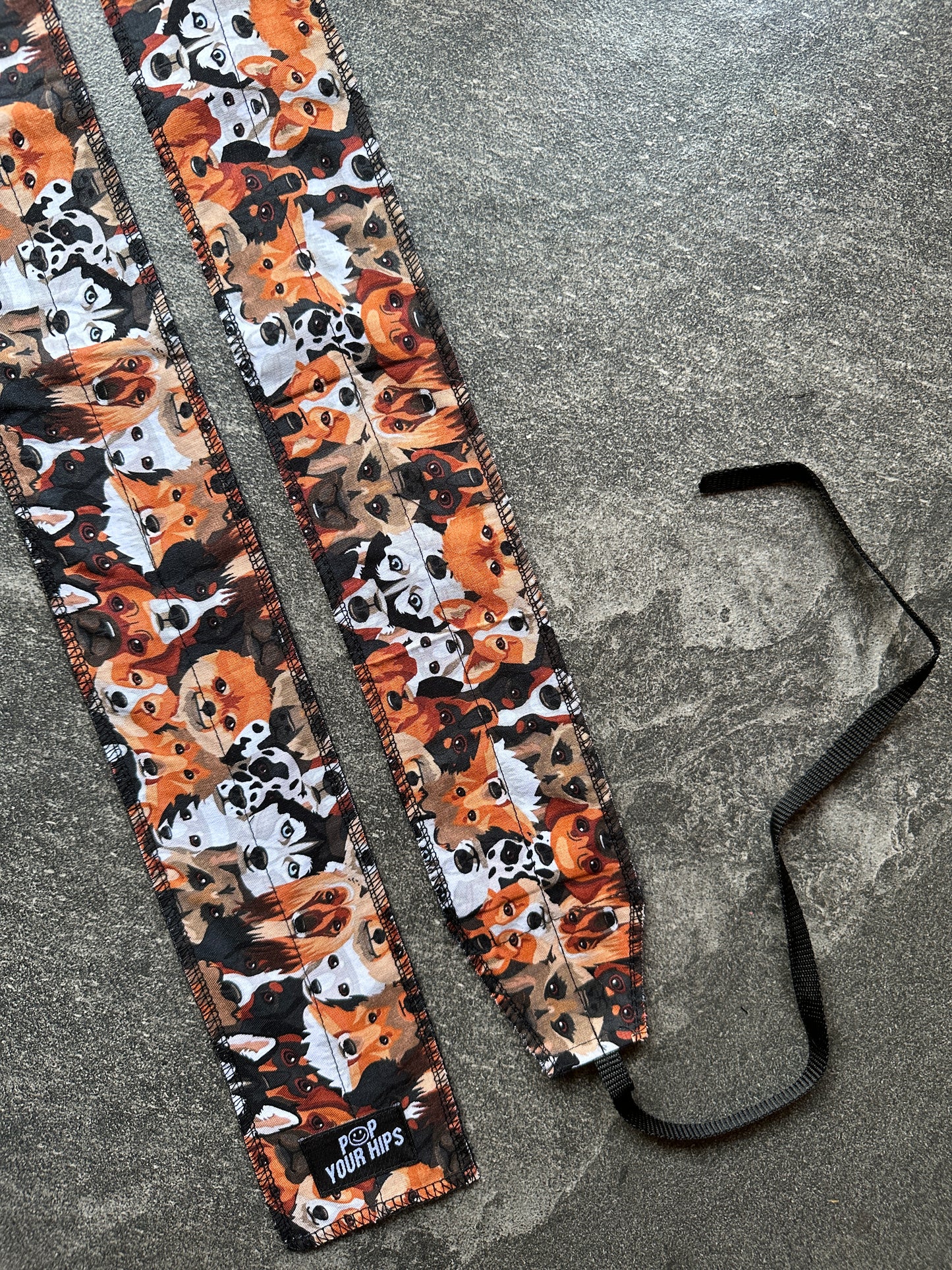 Dog party wrist wraps