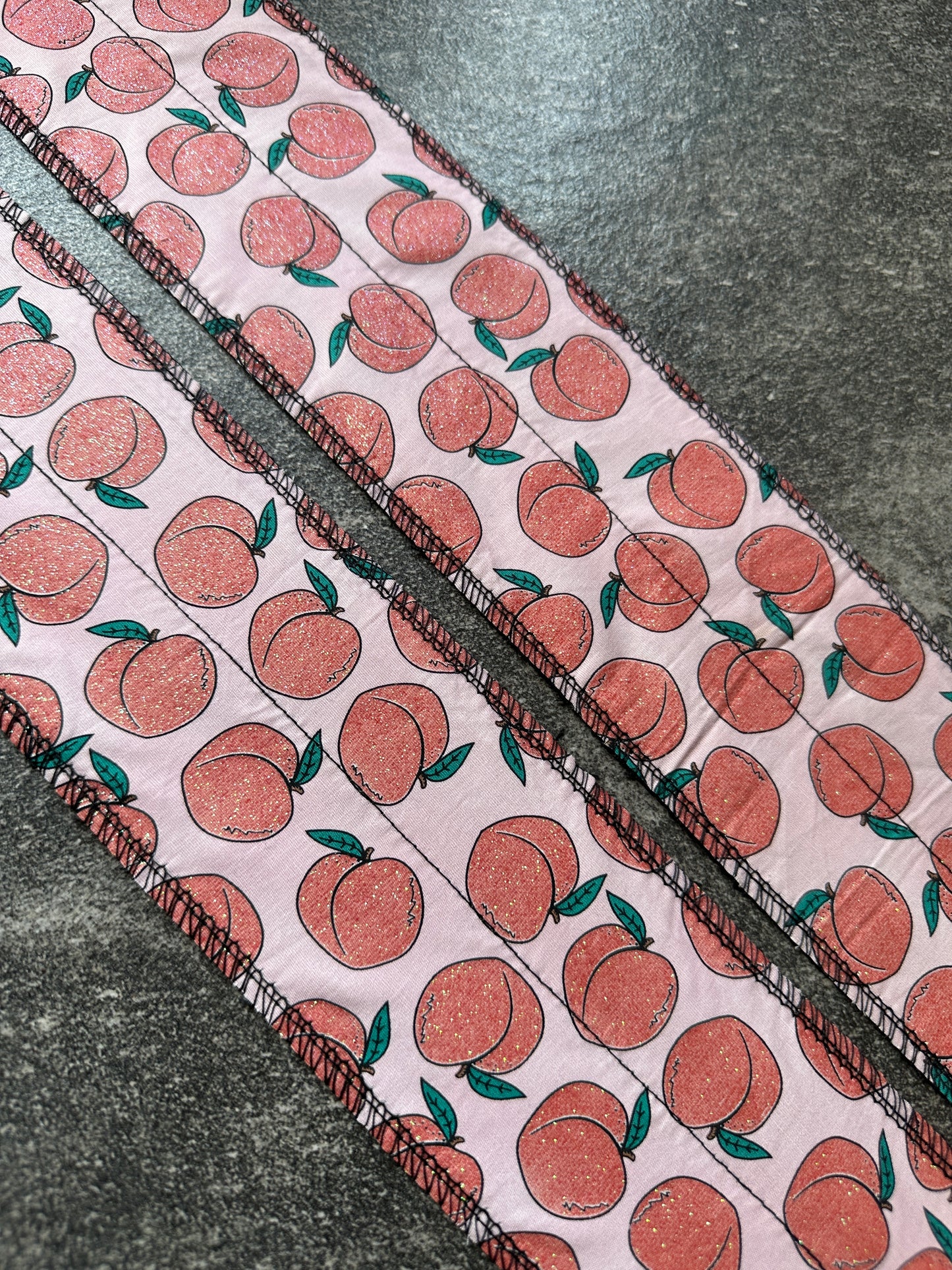 Glitter peaches