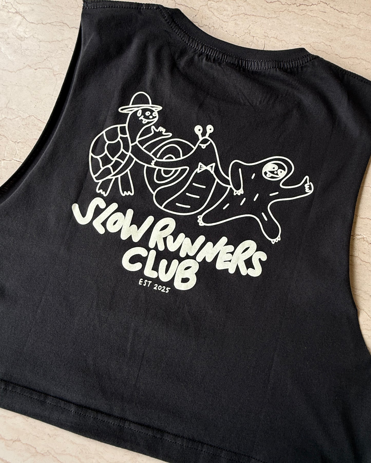 Slow runners club cropped muscle