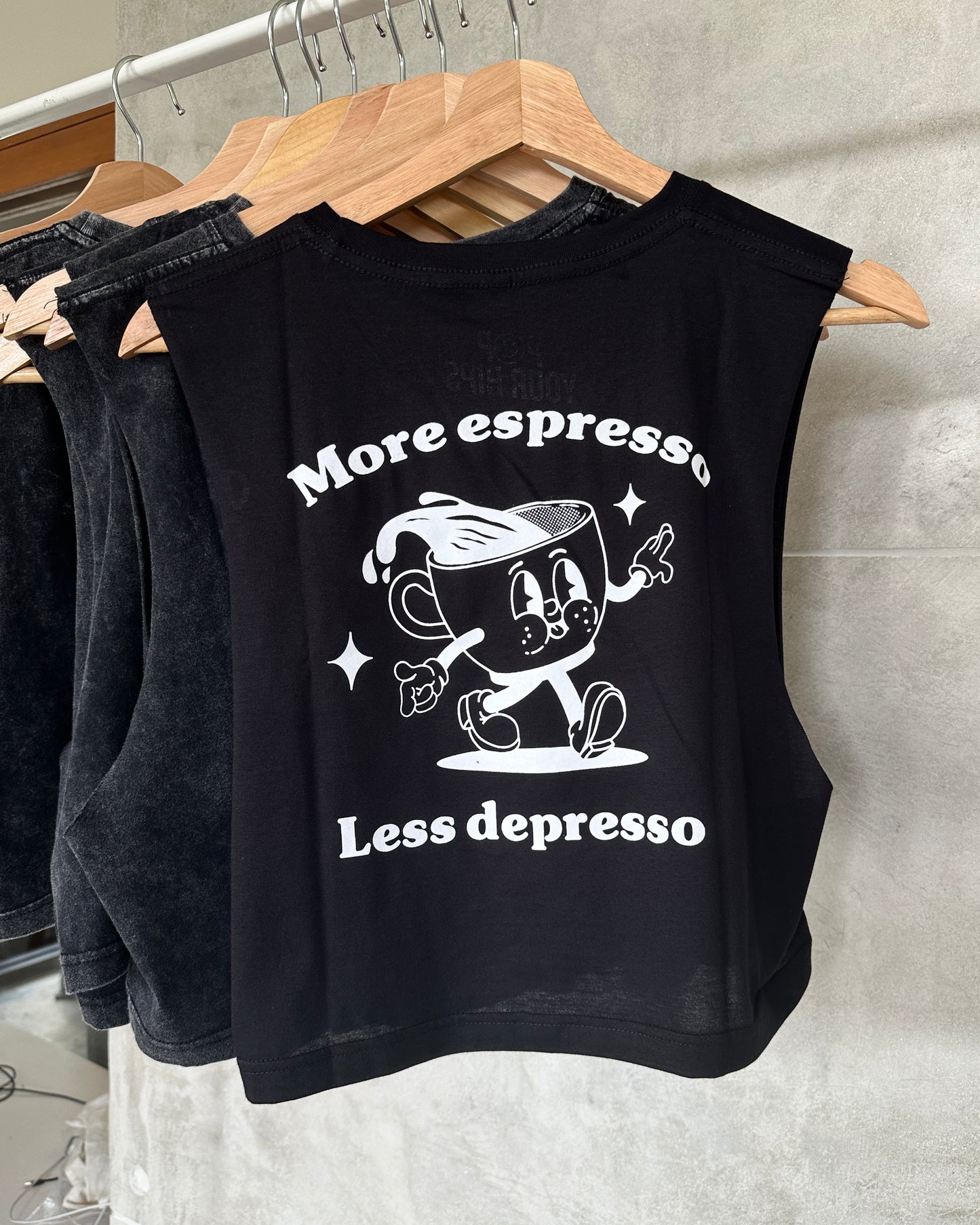 More espresso less depresso cropped muscle