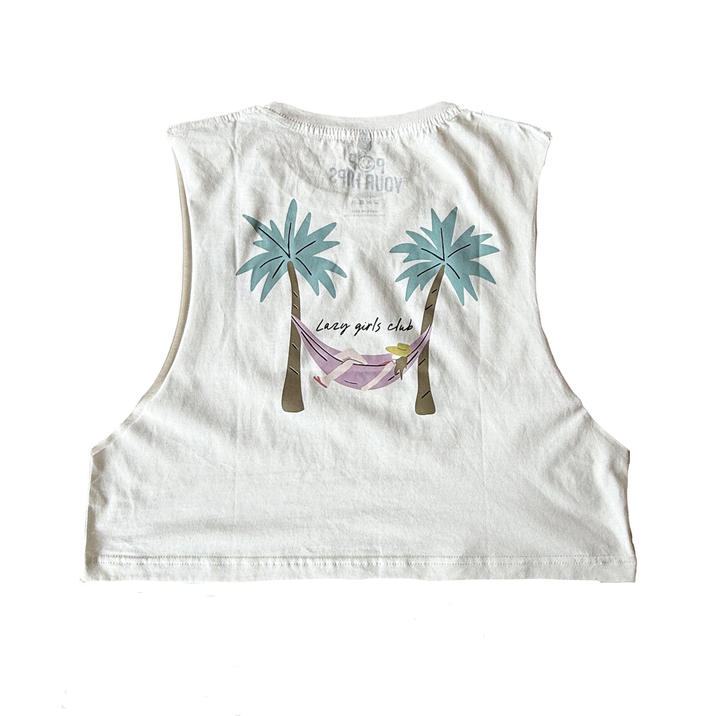 Lazy girls club cropped muscle