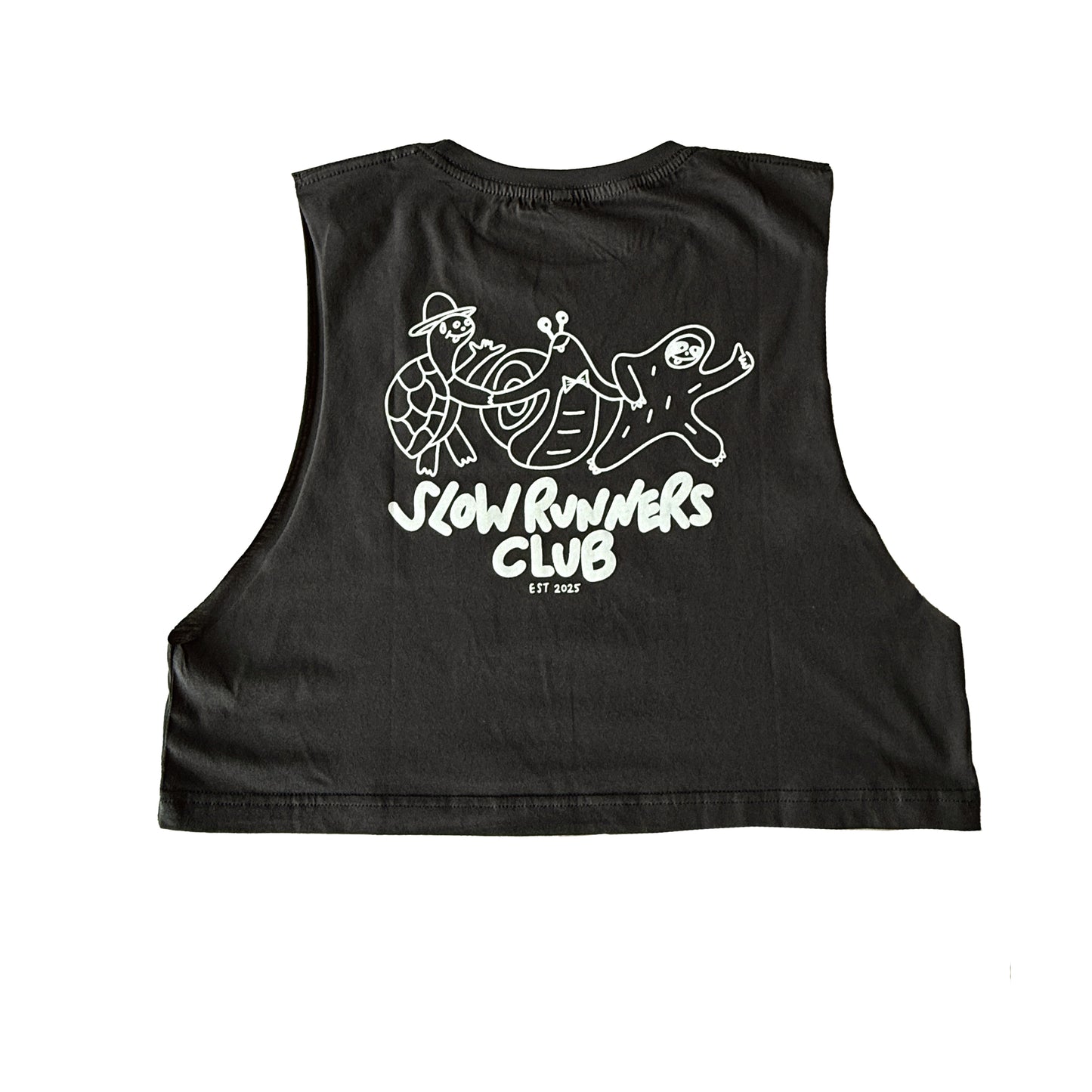 Slow runners club cropped muscle