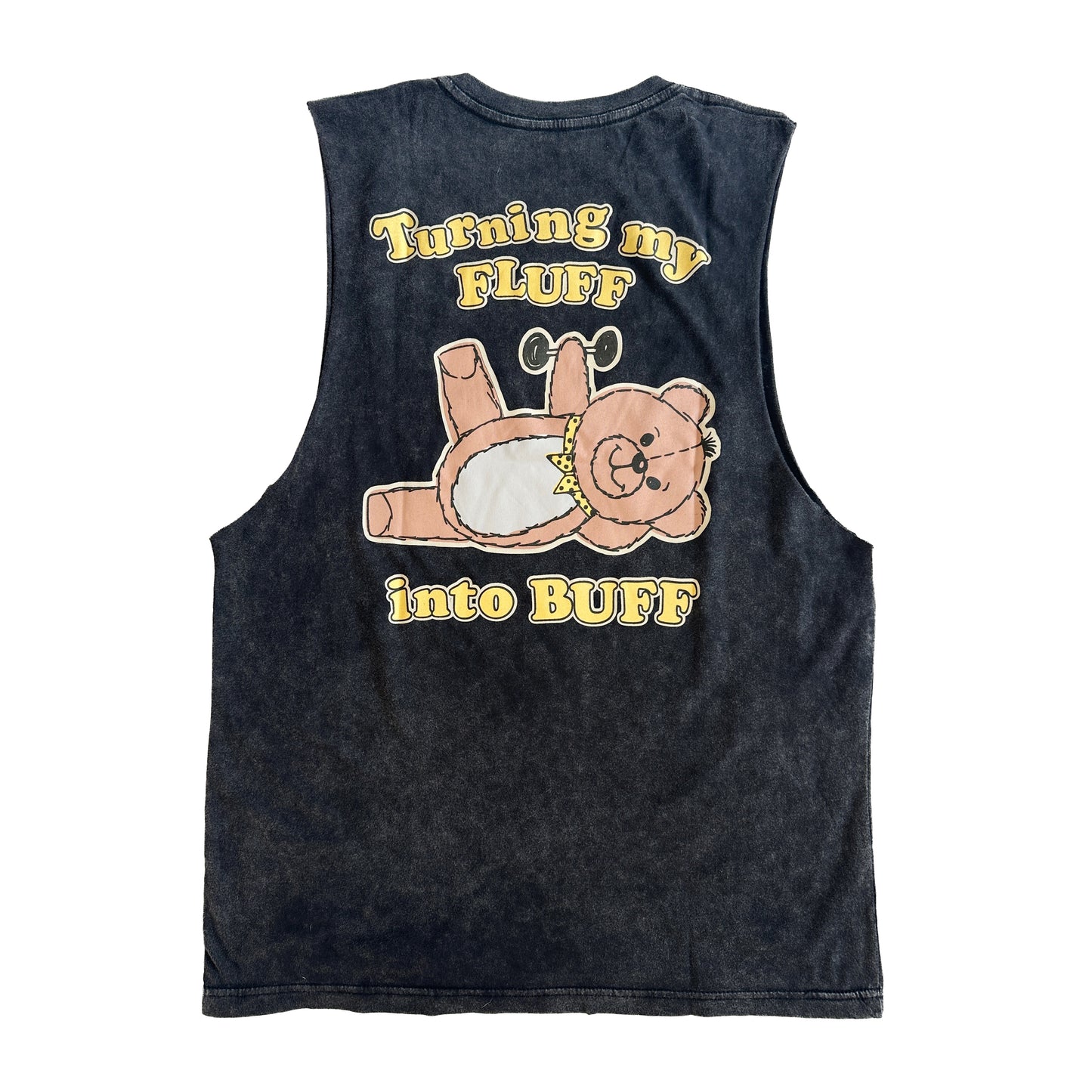 Turning my fluff into buff muscle tank