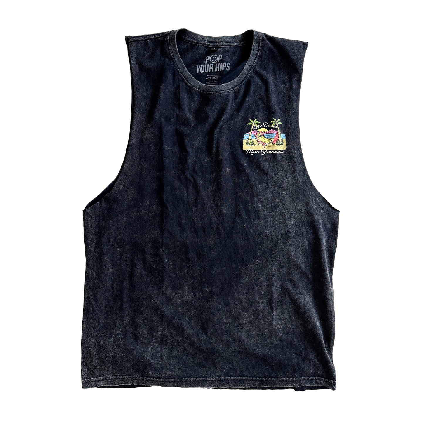 Less drama more bananas muscle tank