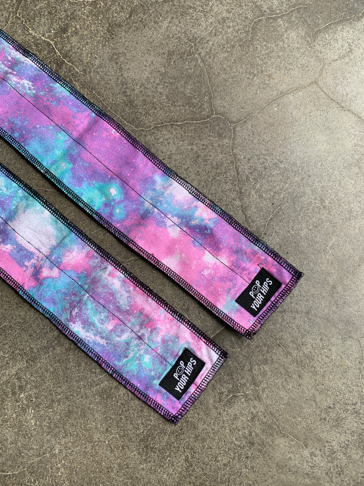 Paddle pop glitter wrist wraps