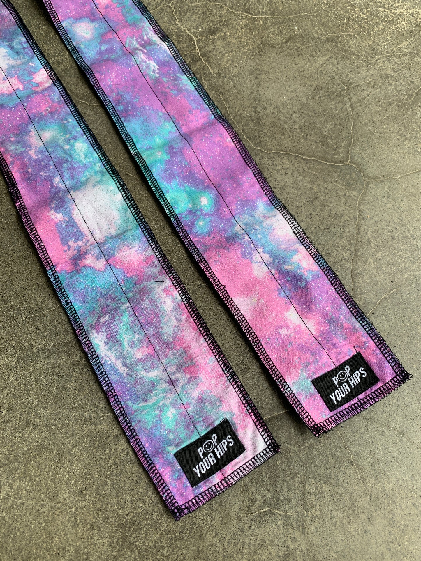 Paddle pop glitter wrist wraps
