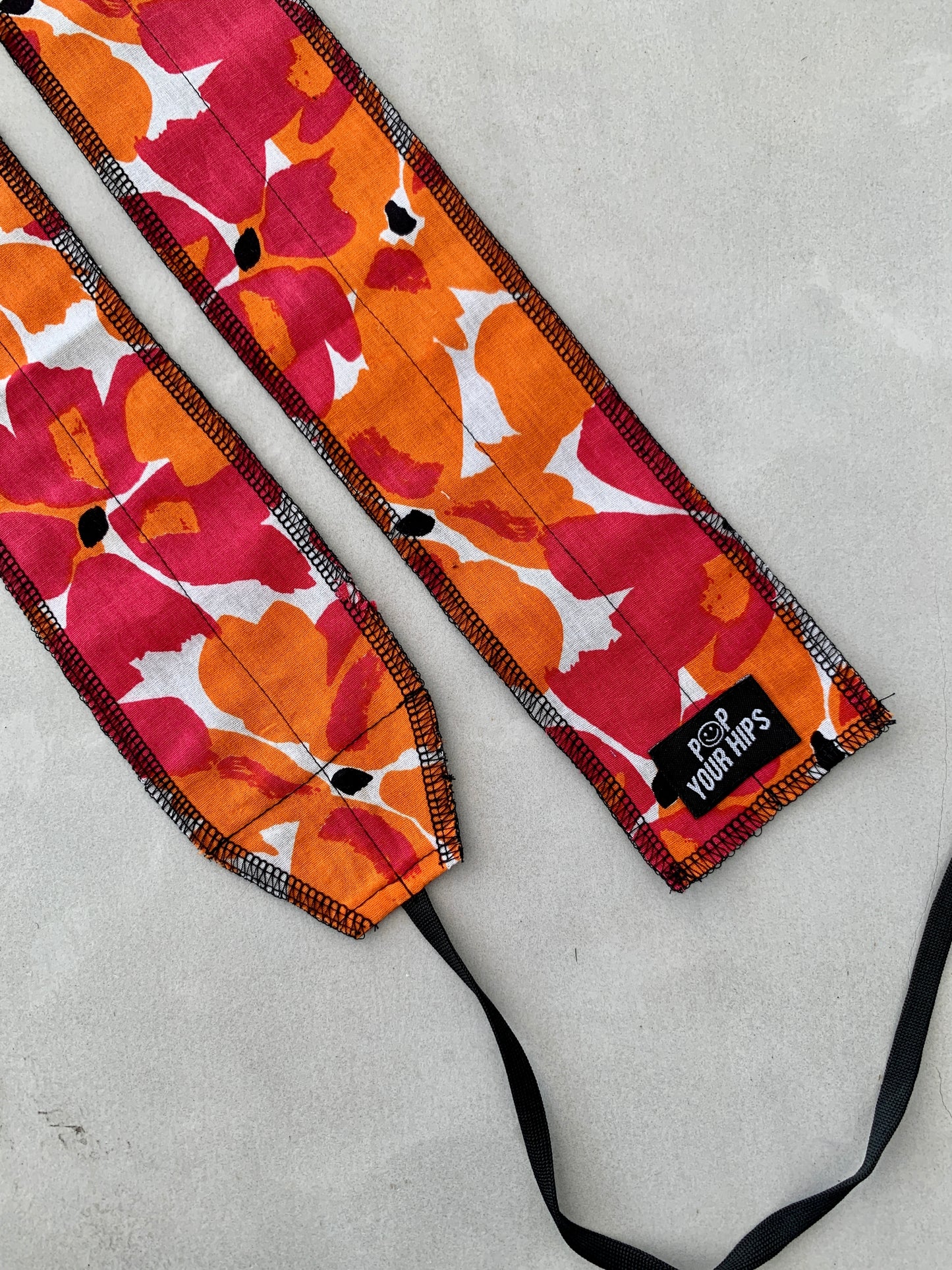 Floral wrist wraps