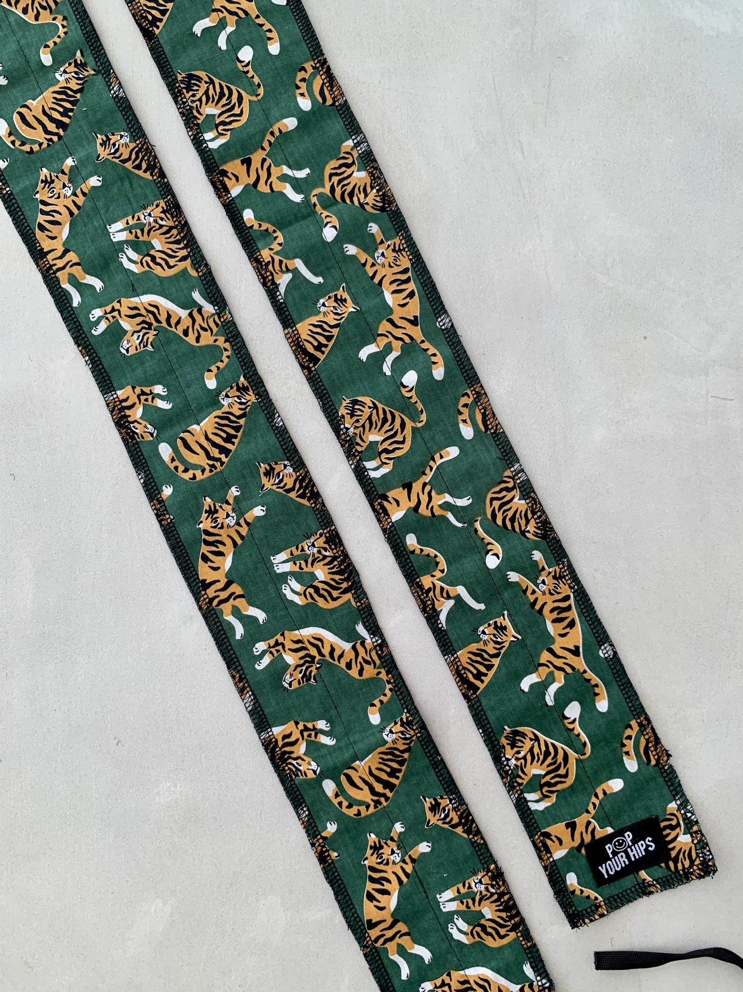 Green tigers wrist wraps