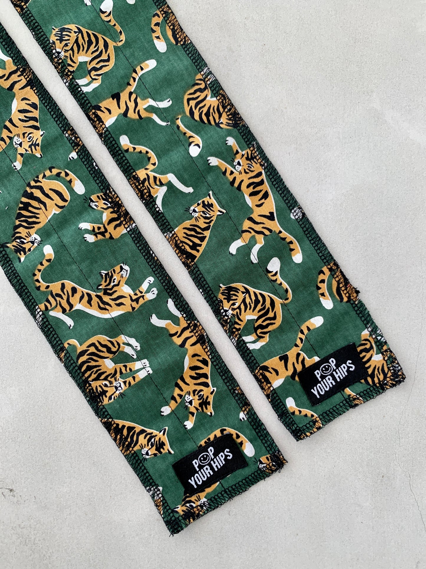 Green tigers wrist wraps