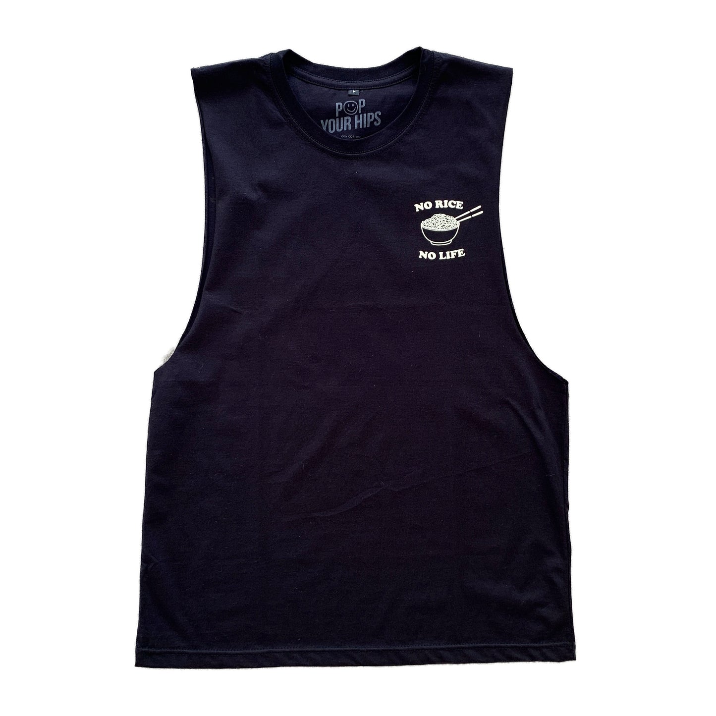 No rice No life muscle tank