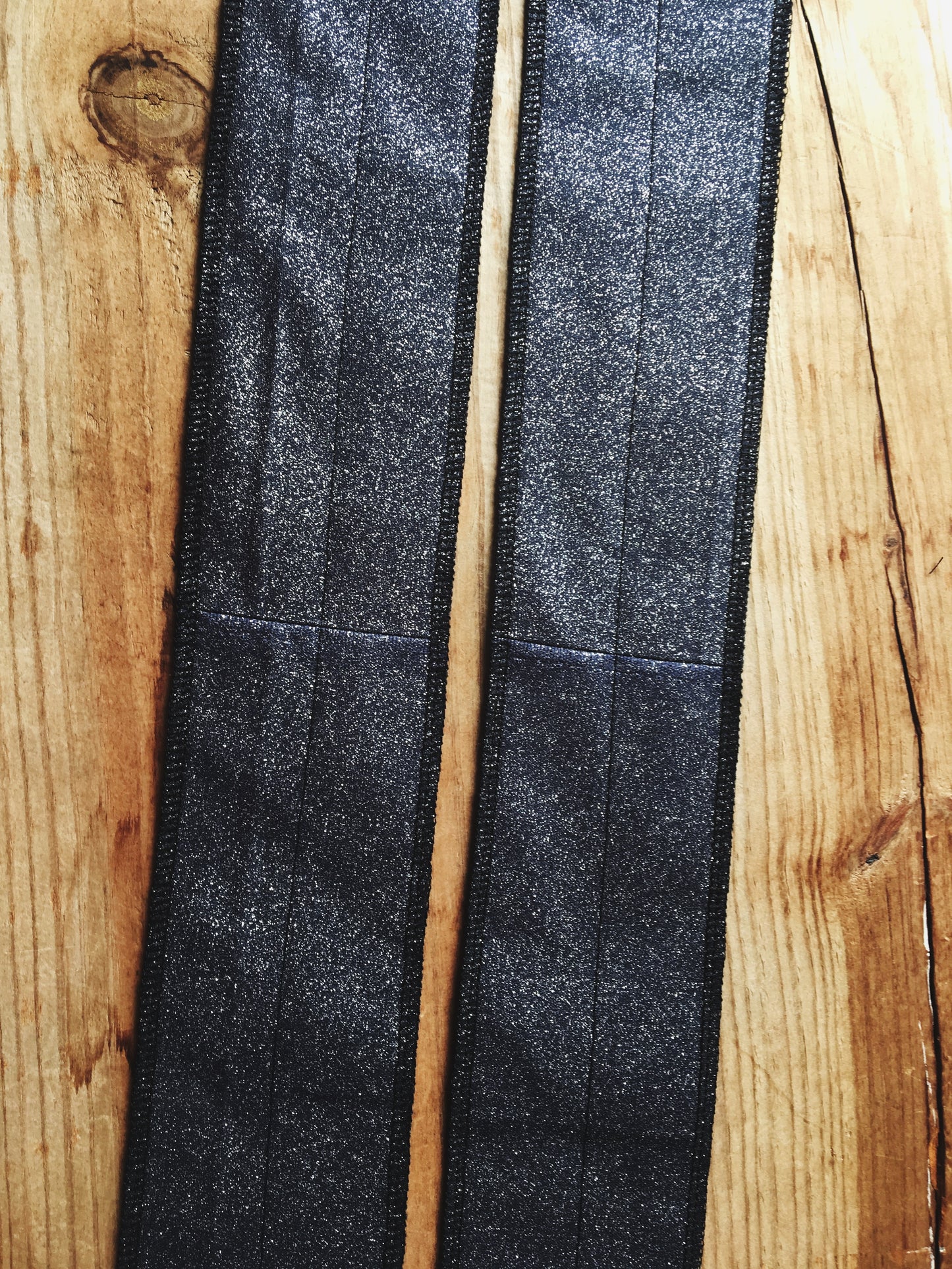 Dark blue glitter wrist wraps