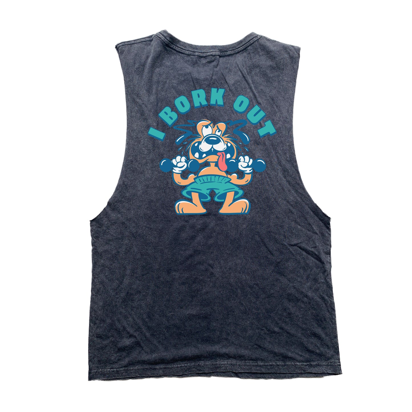 I bork out muscle tank