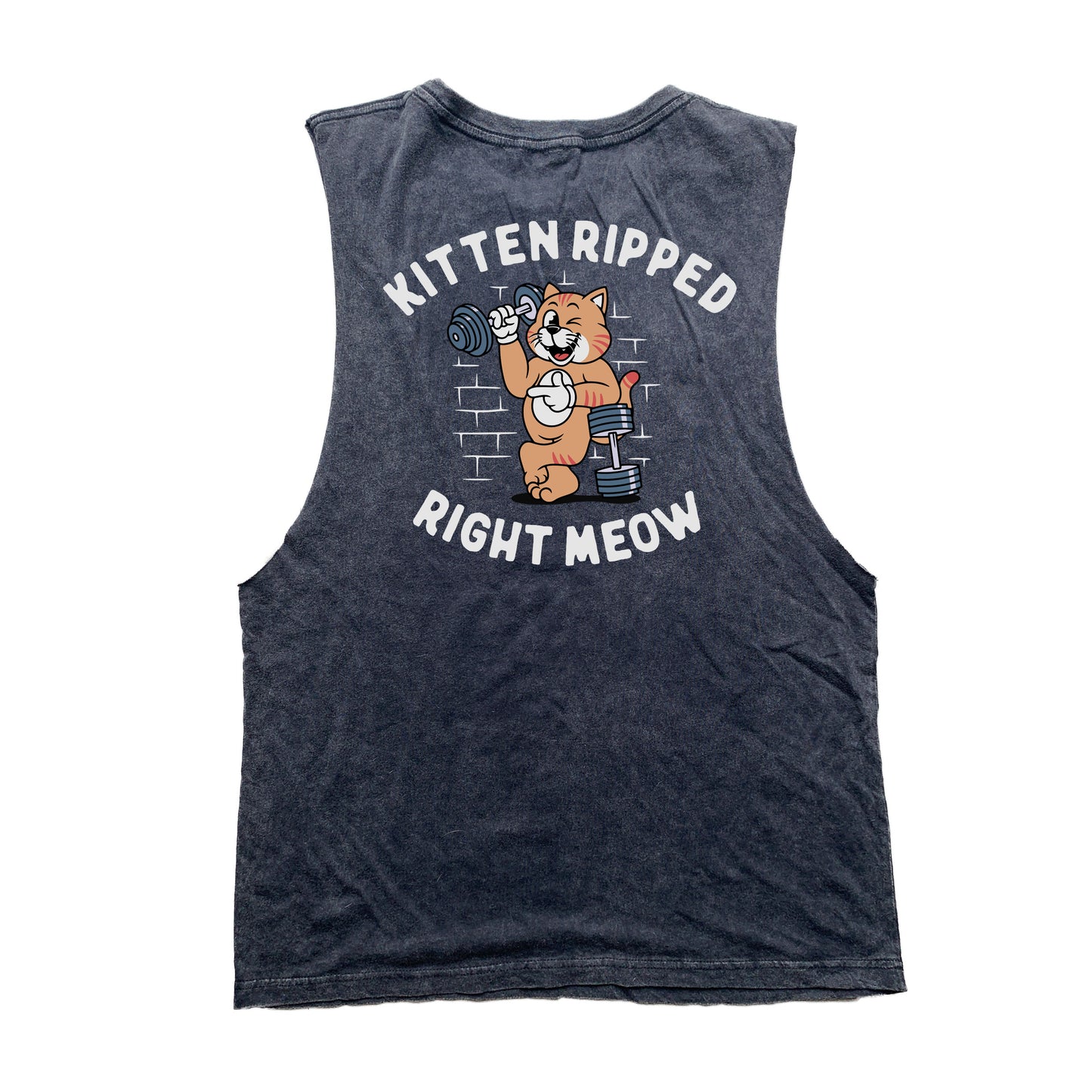 Kitten ripped muscle tank