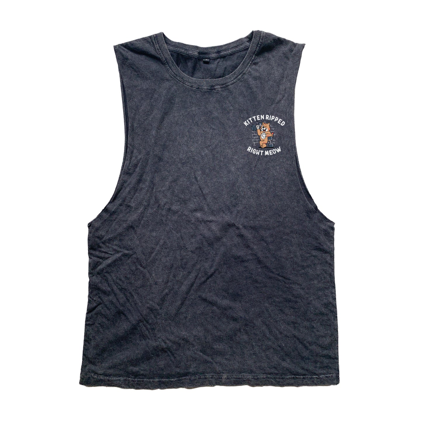 Kitten ripped muscle tank