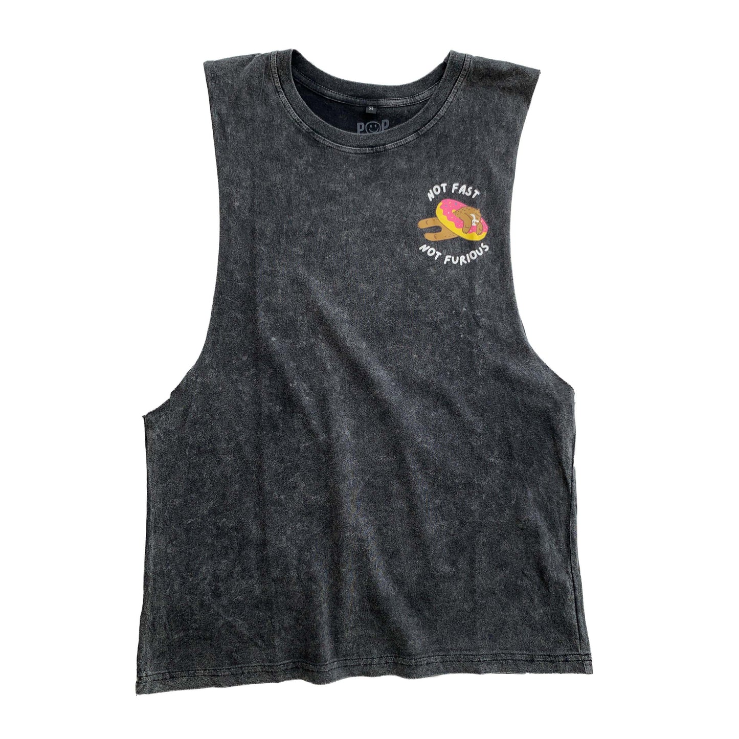 Not fast not furious (donut) muscle tank