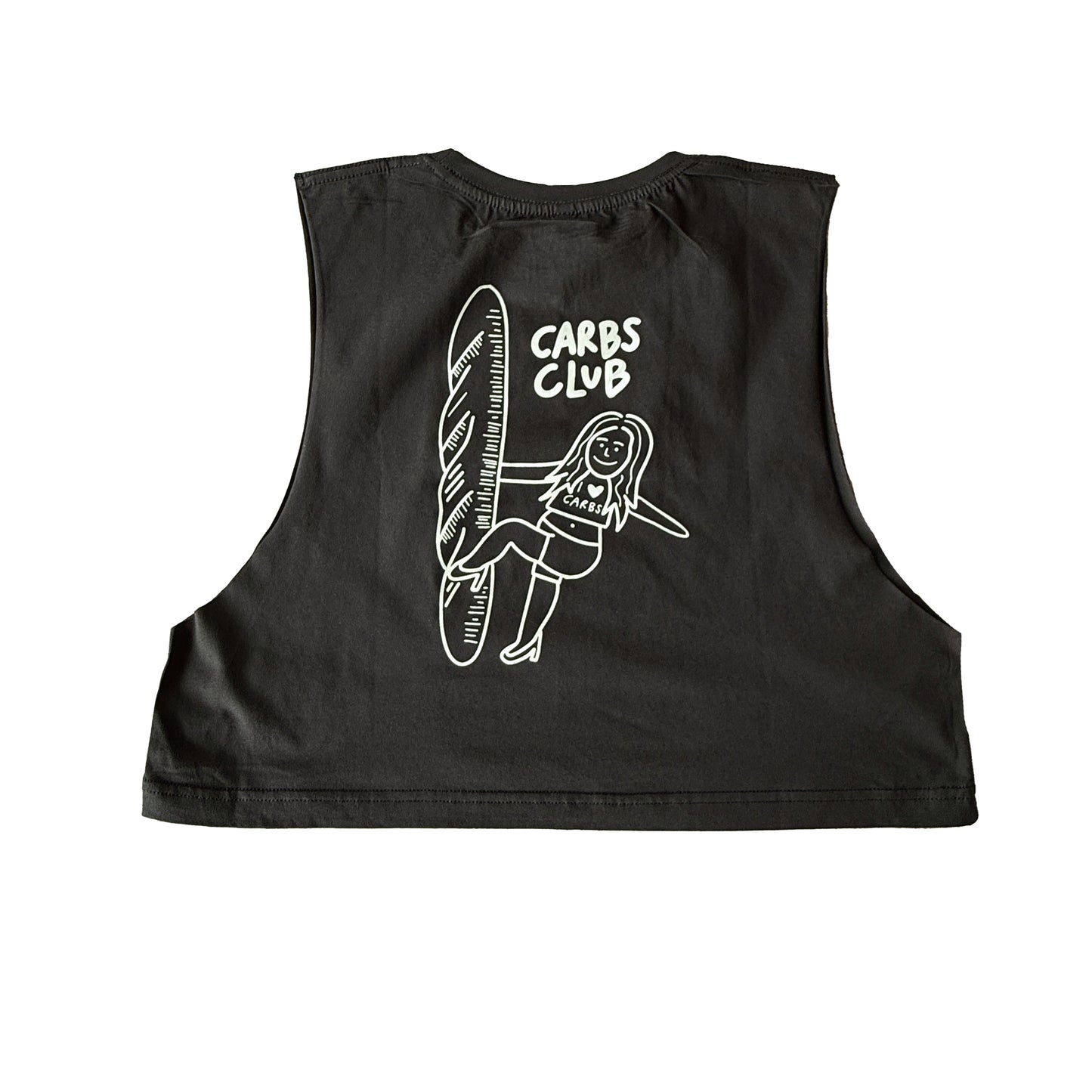 Carbs club cropped muscle