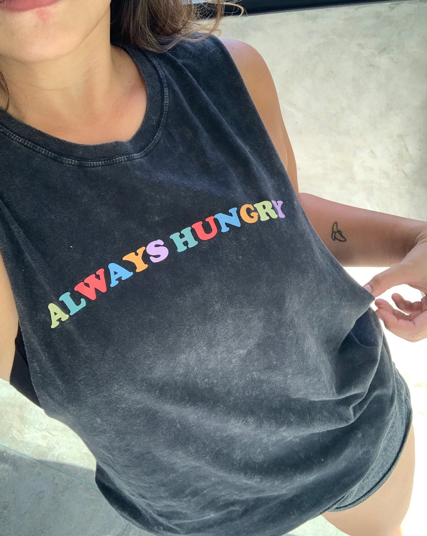 Always hungry muscle tank
