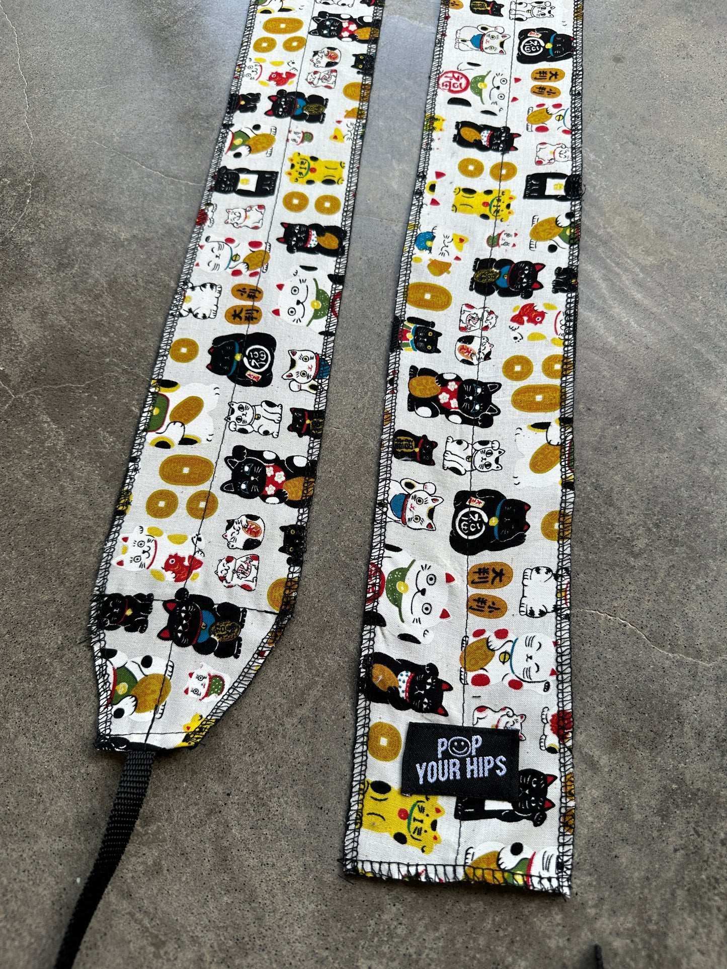 Lucky cat wrist wraps