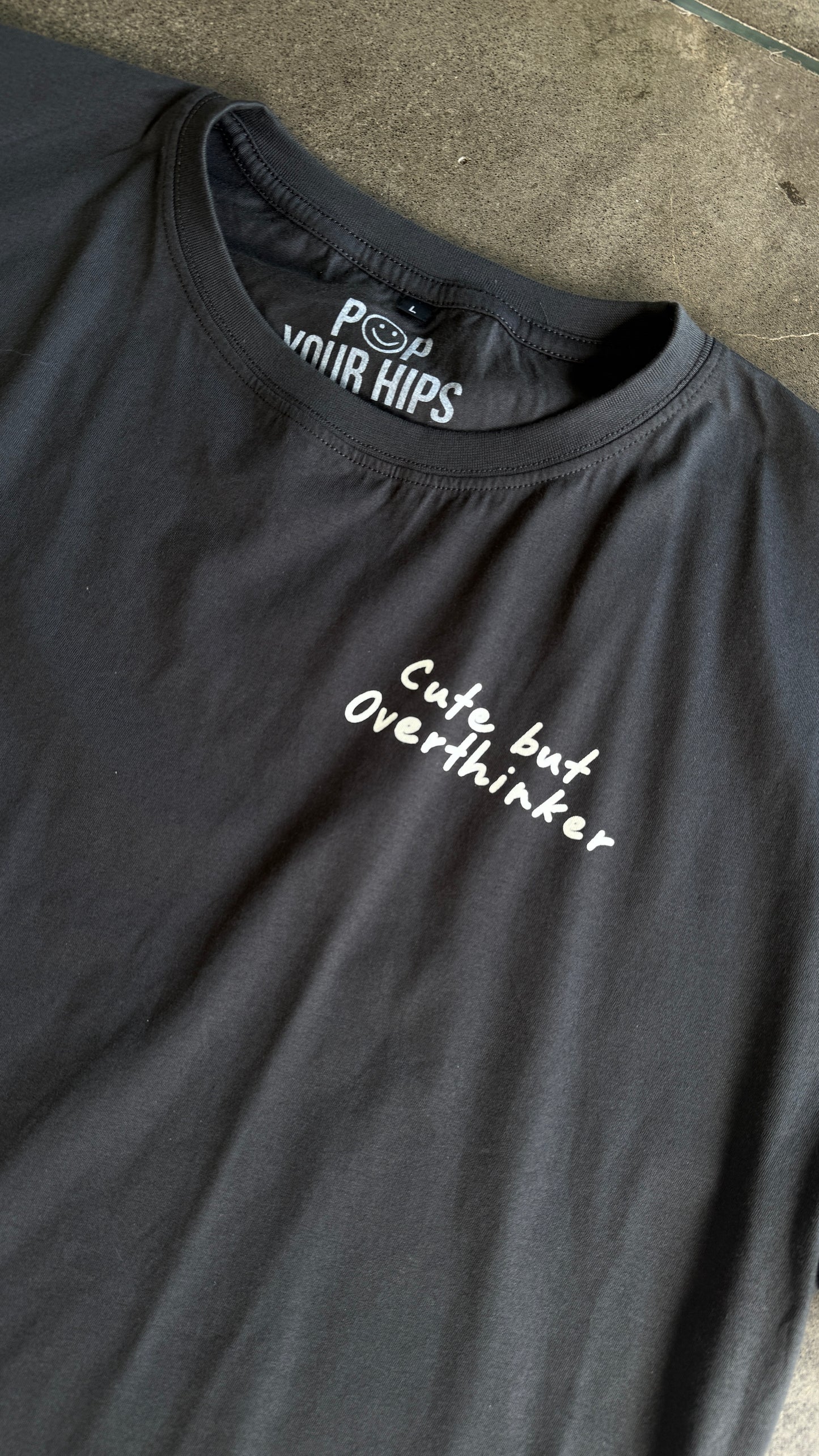 Cute but overthinker oversized tee