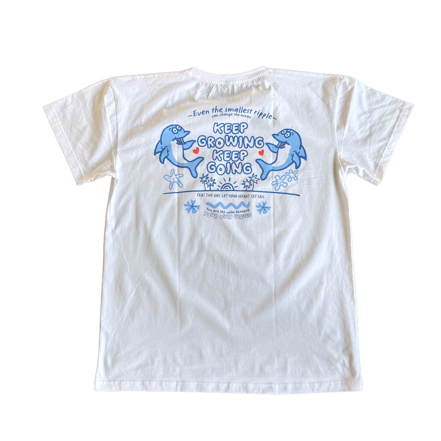 Keep growing keep going oversized tee