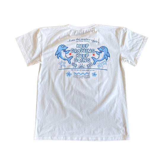 Keep growing keep going oversized tee