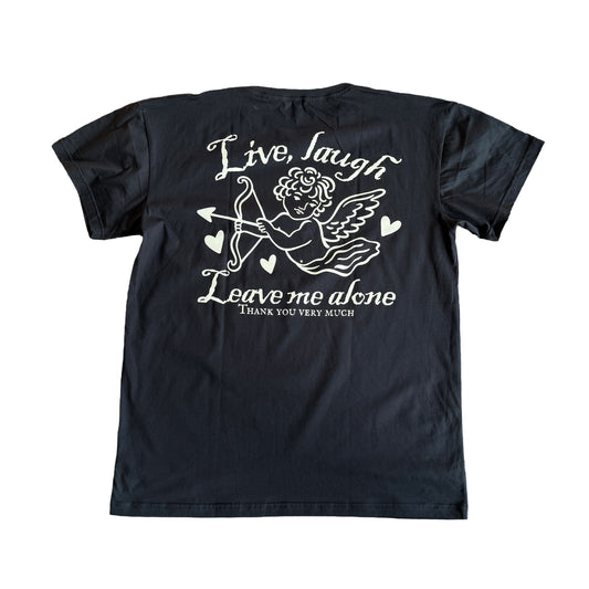Live, laugh, leave me alone oversized tee