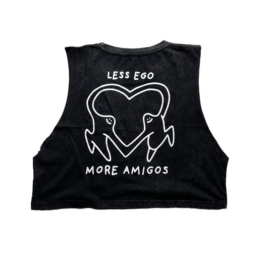 Less ego, more amigos cropped muscle