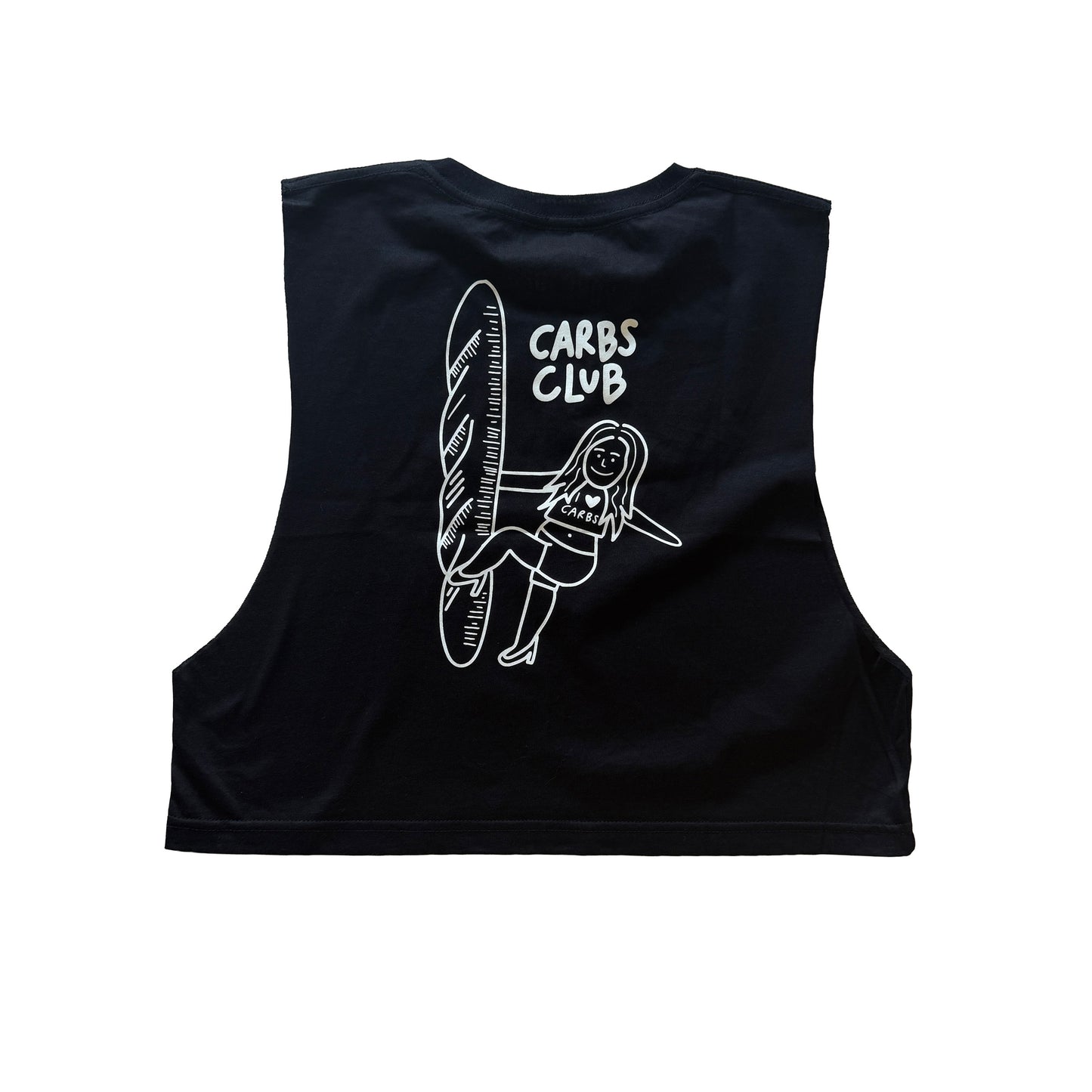 Carbs club cropped muscle