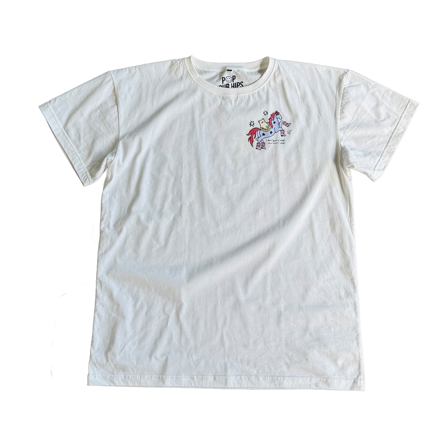 I don't give a neigh about what I weigh oversized tee