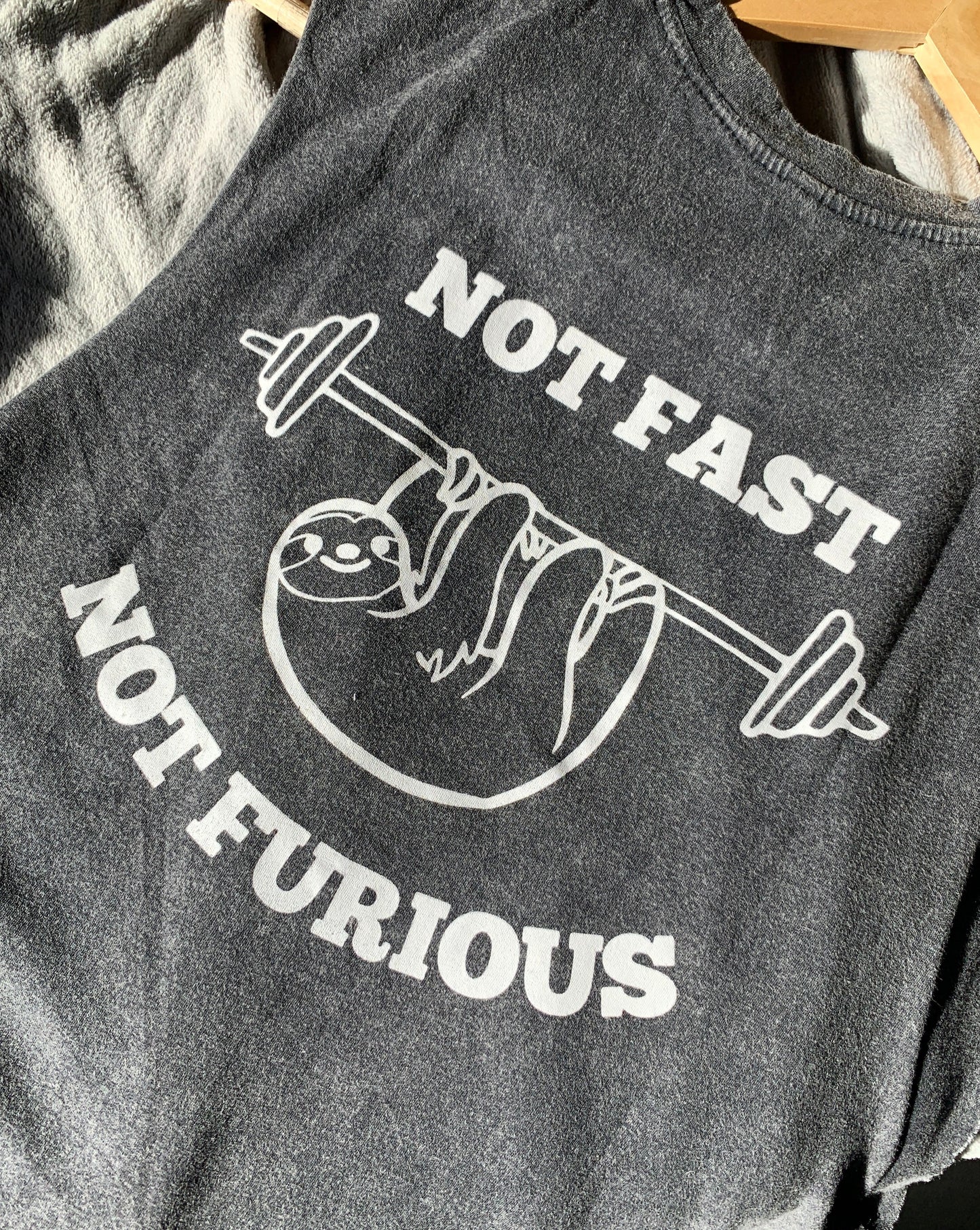 Not fast not furious (Barbell) muscle tank
