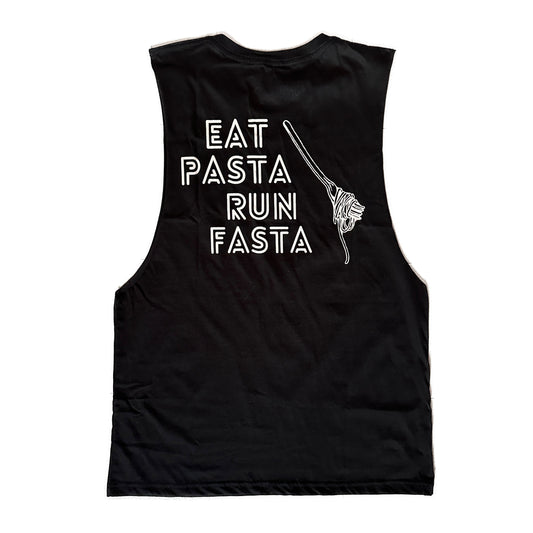 Eat pasta run fasta muscle tank