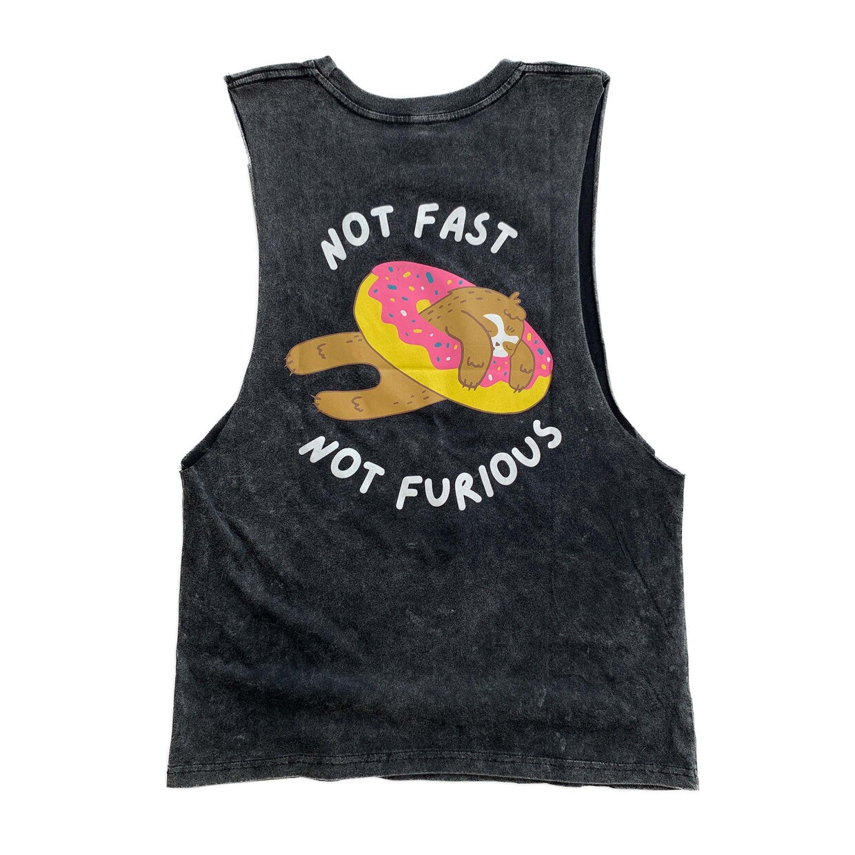 Not fast not furious (donut) muscle tank